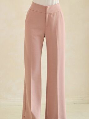 316 - All Day Comfy Wide Leg Pant in Dark Blush